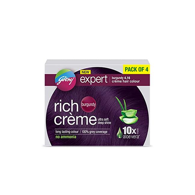 Buy Godrej Expert Rich Creme (Multi Application Pack) - Burgundy 50 ml  online at best price-Hair Colours